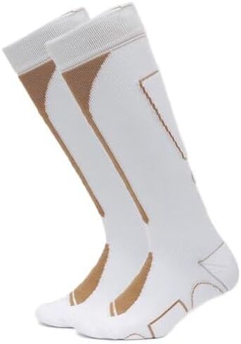 Copper Infused Athletic Performance Cooling Sock, Knee High Men and Women 2 Pack in Saudi Arabia