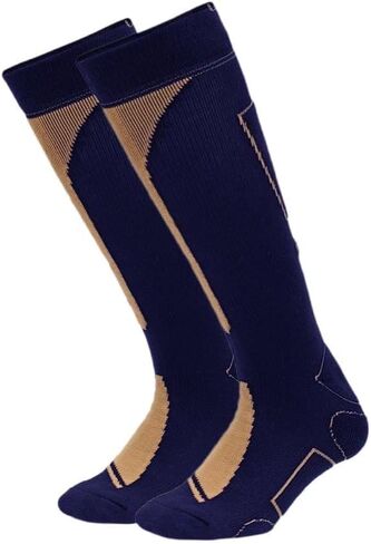 Copper Infused Athletic Performance Cooling Sock, Knee High Men and Women 2 Pack in Saudi Arabia