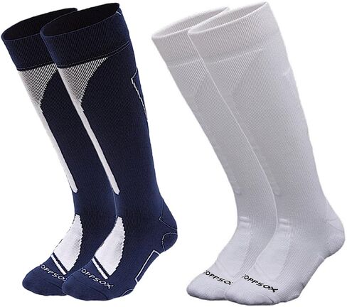 Copper Infused Athletic Performance Cooling Sock, Knee High Men and Women 2 Pack in Saudi Arabia