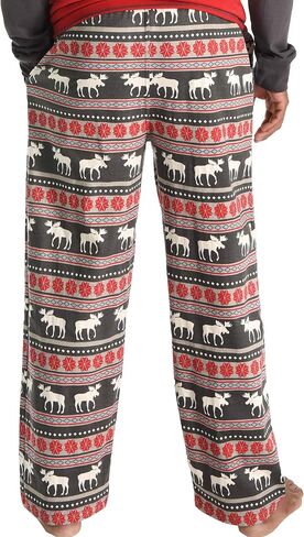 Lazy One Pajama Pants For Men, Men's Separate Bottoms, Lounge Pants, Animal, Nordic (Moose Fair Isle, X-SMALL) in Saudi Arabia