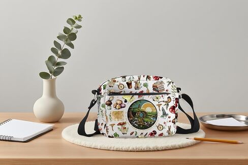 حقيبة WCGXKO Fantasy Bookish Fandom Crossbody على شكل حرف L هدية أدبية لمحبي الأفلام in Saudi Arabia