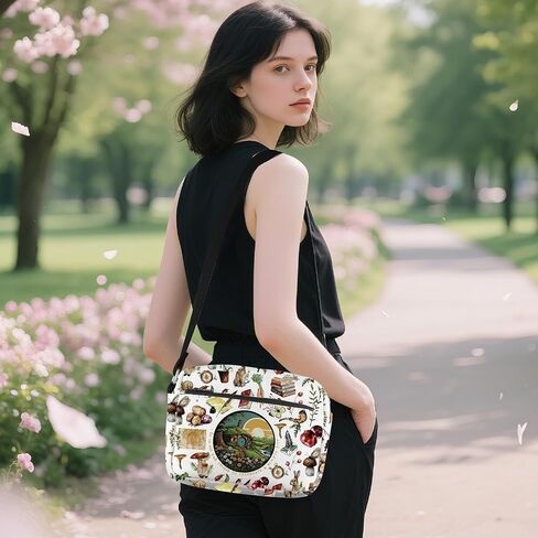 حقيبة WCGXKO Fantasy Bookish Fandom Crossbody على شكل حرف L هدية أدبية لمحبي الأفلام in Saudi Arabia