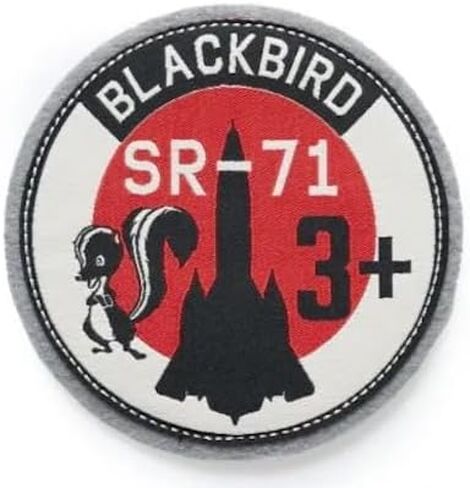 رقعة Lockheed SR-71 Blackbird Skunk Patch، بقطر 4.5 بوصة in Kuwait