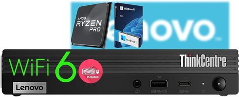 كمبيوتر Lenovo ThinkCentre Neo 30a Gen 3 الكل في واحد 27 بوصة FHD، Intel i7-1260P، ذاكرة الوصول العشوائي 32 جيجابايت، 2 تيرابايت NVMe SSD، USB 3.2، واي فاي، بلوتوث، كاميرا ويب، Windows 11 Pro، أسود، سطح مكتب AIO in Saudi Arabia