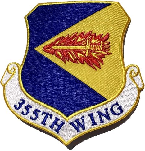 355th Fighter Wing Patch – Plastic Backing in Saudi Arabia