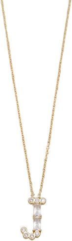 Ettika Initial Necklaces for Women. 18K Gold Plated, Letter Necklace. Gold Initial Necklace, Dainty Herringbone Chain. Jewelry Gifts in Saudi Arabia
