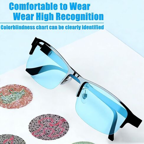 Color Blind Glasses, Premium Color blind Glasses for Men, ColorBlindglasses that Bring a Colorful World are Suitable for Any Environment in Saudi Arabia
