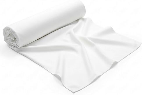 100% Polyester Fabric precut - 65" (White) for Sublimation Blanks | 75 GSM | Transfer Prints to Fabric | Digital Printed | Goose Bedding Cover (2 Yard pre Cut) in Saudi Arabia