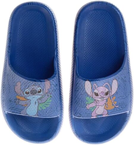 Josmo Kids Lilo and Stitch Slide Open Toe - Girl Sandals Stitch SlipOn Slides (sizes: 13 little kid / 1-4 big kid) in Saudi Arabia