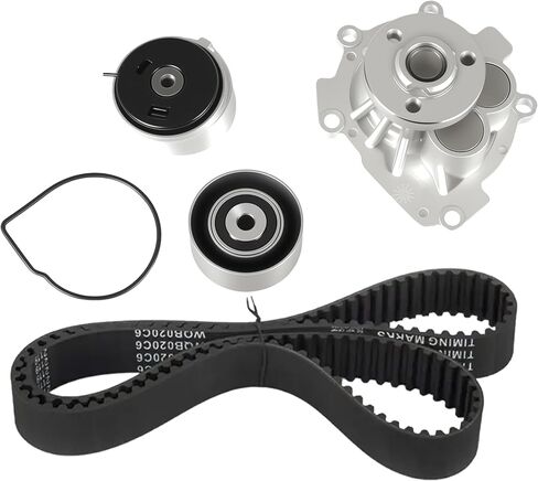 مجموعة حزام التوقيت مع مضخة مياه تناسب 2004-2006 Mitsubishi-Galant Lancer 2.4L L4، لأجزاء ما بعد البيع لمحرك 2006-2007 Eclipse 2.4L L4 in Kuwait