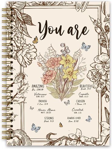 Christian Bible Verse PROVERBS 31:25 Spiral Notebook, Coquette Pink Bow Notebook Journal, Christian Gifts for Women, Bible Notebooks for Note Taking, College Ruled Spiral Notebook 5.5 x 8.3 in Kuwait