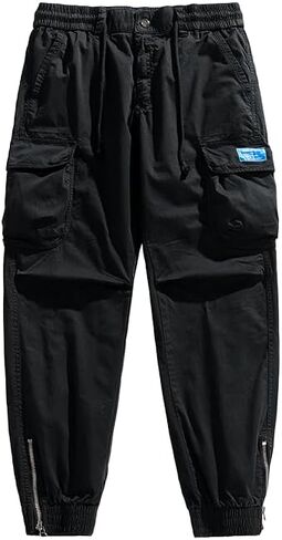 Men Outdoor Cargo Pant Lightweight Tactical Simple Pant Slim Straight Hiking Classic Fit with Large Capacity Multi Pockets in Saudi Arabia