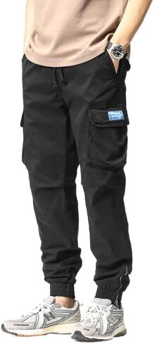 Men Outdoor Cargo Pant Lightweight Tactical Simple Pant Slim Straight Hiking Classic Fit with Large Capacity Multi Pockets in Saudi Arabia
