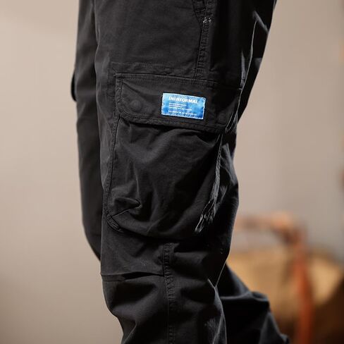 Men Outdoor Cargo Pant Lightweight Tactical Simple Pant Slim Straight Hiking Classic Fit with Large Capacity Multi Pockets in Saudi Arabia