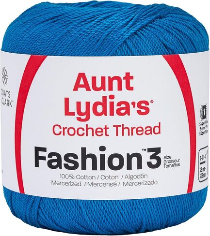 Coats Crochet 182-871 Aunt Lydia's Fashion Crochet, Cotton Size 3, Plum in Kuwait