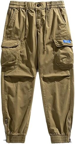 Men Outdoor Cargo Pant Lightweight Tactical Simple Pant Slim Straight Hiking Classic Fit with Large Capacity Multi Pockets in Saudi Arabia