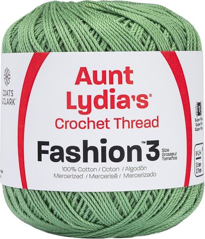 Coats Crochet 182-871 Aunt Lydia's Fashion Crochet, Cotton Size 3, Plum in Kuwait