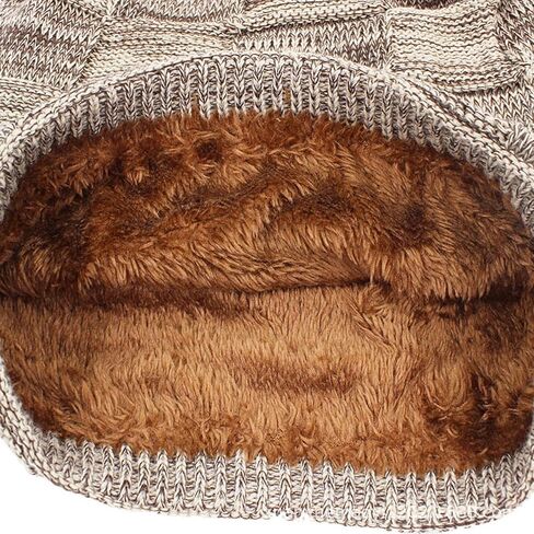 Beanie Hat for Women Men Winter Warm Hats Cable Knit Soft Thick Skull Cap in Saudi Arabia