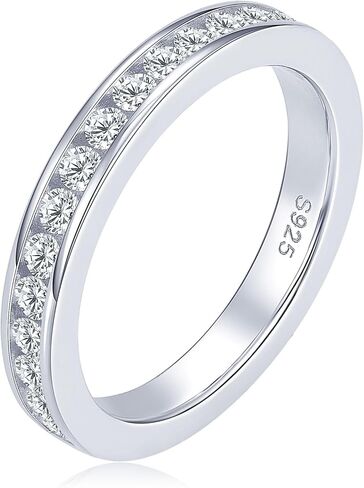 Moissanite Half Eternity Wedding Band, 0.66cttw D Color VVS1 925 Sterling Silver Half Eternity Ring for Women or Men Anniversary Wedding Birthday Gifts in Saudi Arabia