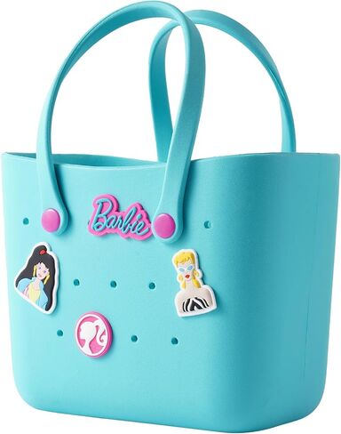 MINISO Barbie Lunch Bag for Women, Reusable Beach Tote Bag, Fashionable and Practical Handbags for Work Office Travel in Saudi Arabia