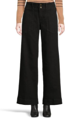 Liverpool Womens Mid-Rise Utility Patch Pocket Wide Leg Pants in Kuwait