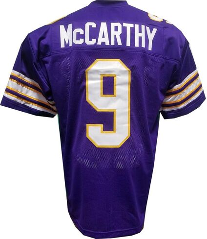 Generic Custom Stitched J.J. McCarthy Adult Purple Blue Jersey Size Adult XXL 2XL, JJ McCarthy in Saudi Arabia