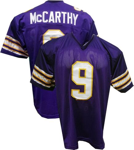 Generic Custom Stitched J.J. McCarthy Adult Purple Blue Jersey Size Adult XXL 2XL, JJ McCarthy in Saudi Arabia