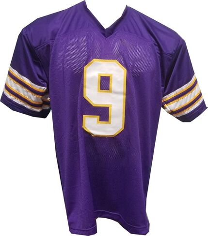 Generic Custom Stitched J.J. McCarthy Adult Purple Blue Jersey Size Adult XXL 2XL, JJ McCarthy in Saudi Arabia