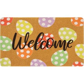 Utaly Hello Door Mat Home Welcome Mats في الهواء الطلق داخلي غير قابل للانزلاق حصيرة ترحيب أمامية لمدخل المنزل خارج الدخول، الفناء، الأرضية، الفناء 17 بوصة × 29 بوصة in Kuwait