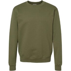 Champion Mens Powerblend Crewneck Sweatshirt, M, Fresh Olive in Saudi Arabia