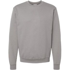 Champion Mens Powerblend Crewneck Sweatshirt, M, Stone Grey in Saudi Arabia