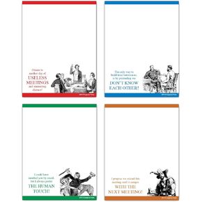 دفاتر هدايا مبتكرة ومضحكة - حزمة مكونة من 4 قطع - أنا ميت في الداخل، أحاول التصرف كشخص، لا أفهم شيئًا، أود الإلغاء اليوم من فضلك in Kuwait