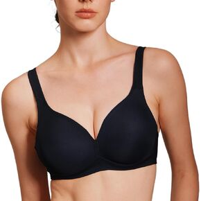 ‌Full Coverage Seamless T-Shirt Bra for Women: Soft Wireless Support, No Show Lines & Breathable No Pad Daily Bras in Saudi Arabia