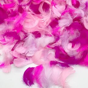 300PCS Purple Green Gold Goose Feathers 2-3Inch Small Mardi Gras Feathers Bulk for Masks Crafts Hats Carnival Costume Masquerade Party Centerpieces Decoration in Kuwait