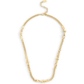 COACH Women's Jumbled Signature Logo Link Necklace in Kuwait