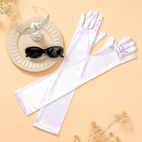 Princess Costume Accessories Women Crown Sunglasses Gloves Halloween Dress up Birthday Bachelorette Party Decorations in Saudi Arabia