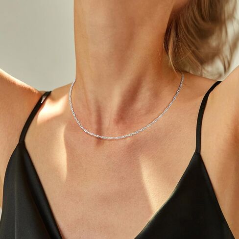 2 Pieces Layered Necklaces for Women 925 Sterling Silver Necklaces for Women Adjustable CZ Coin Pendant Chain Necklace Jewellery Gold Silver Rose Gold in Saudi Arabia