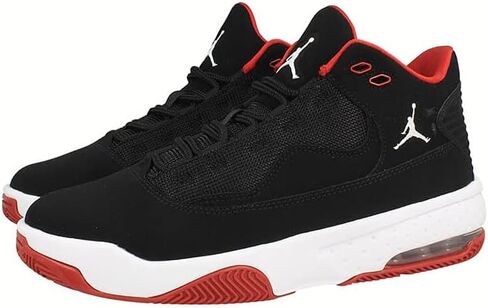 Jordan Max Aura 2 Big Kid Shoes, Black/White-Gym Red CN8094-016, Size 5.5y US in Saudi Arabia