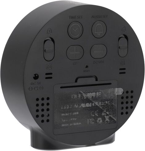 4 Inch Digital LED Alarm Clock,Easy to Use Top Button Controls for Simple Use,3 Level Brightness Electric Alarm Clock for Home Travel ewqe, Black in Saudi Arabia