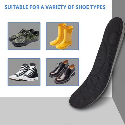 Outdoor Site Damping Pads Anti-Puncture Insole — Stab-Resistant Safety Shoe Insert for Work Boots, Protective Footwear, Lightweight & Flexible(Man9.5-10.5) in Saudi Arabia