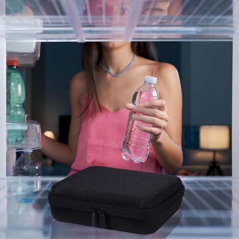30 Slots Insulin Travel Case Diabetic Insulin Peptide Fridge Carrying Case with Mesh Pocket Fits 10ml Vials, Vial Holder Storage Protector Bag Insulin Cooler for Home Organization (Black, 30 Slots) in Saudi Arabia