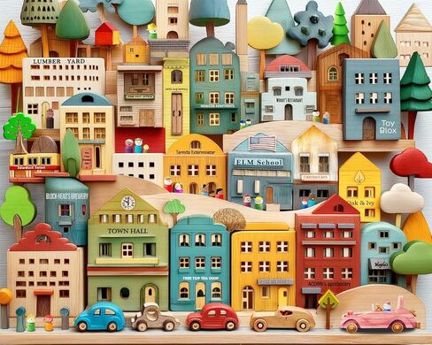 Springbok Fruitful Dream Village 500 Piece Jigsaw Puzzle for Adults in Kuwait