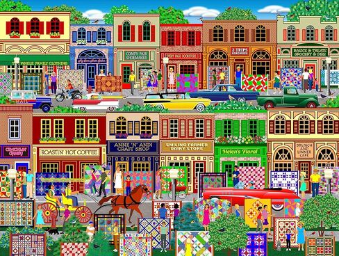 Springbok Fruitful Dream Village 500 Piece Jigsaw Puzzle for Adults in Saudi Arabia