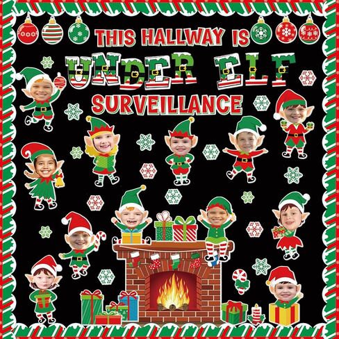 79 Pcs Winter Bulletin Board - Snowman Bulletin Board Decorations DIY Snowman Photo Wall Winter Classroom Decorations Christmas Snowman Snowflake Cutouts School Home Holiday Party in Kuwait
