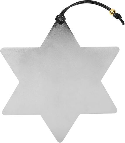ديكور جداري للتعليق على شكل نجمة داود من BRTAGG مع نعمة إنجليزية للمنزل، هدايا يهودية بعرض 6.1 بوصة in Kuwait