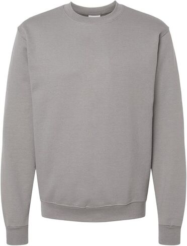Champion Mens Powerblend Crewneck Sweatshirt, M, Stone Grey in Saudi Arabia