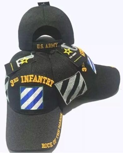 3RD Infantry Division Rock of The Marne Insignia Black Embroidered HAT Cap in Saudi Arabia