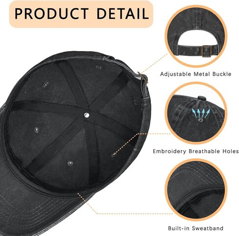 Palm Tree Dad Hat Black - Adjustable Vintage Washed Cotton Breathable Baseball Cap for Men Women in Saudi Arabia