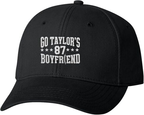Go All Out Go Taylor's Boyfriend Dad Deluxe Trucker Flatbill Baseball Structured Embroidered Hat in Saudi Arabia