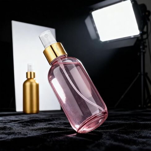 54 Pack 4 oz Small Glass Spray Bottles, Pink Refillable Fine Mist Bottles for Essential Oils, Cleaning Solutions, Perfume, Travel Size Liquid Containers in Kuwait